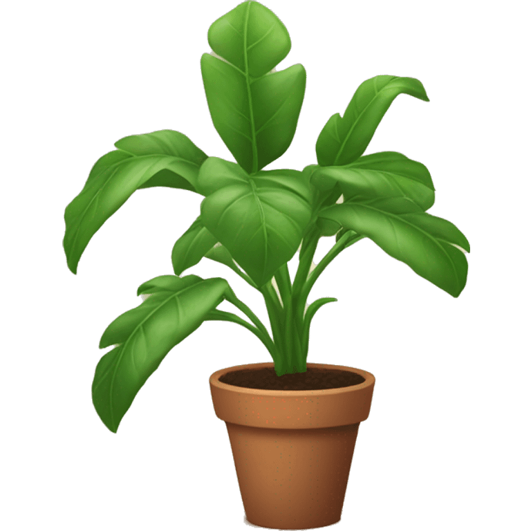 potted plant inside a house emoji