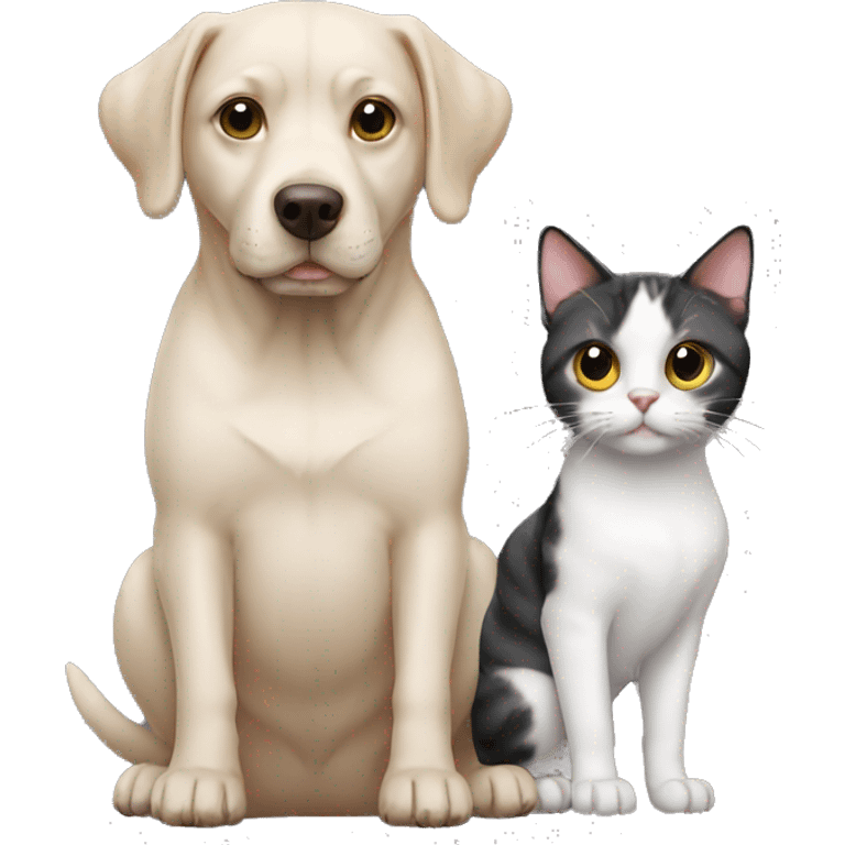 Dog and cat  emoji