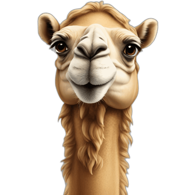 funny camel emoji