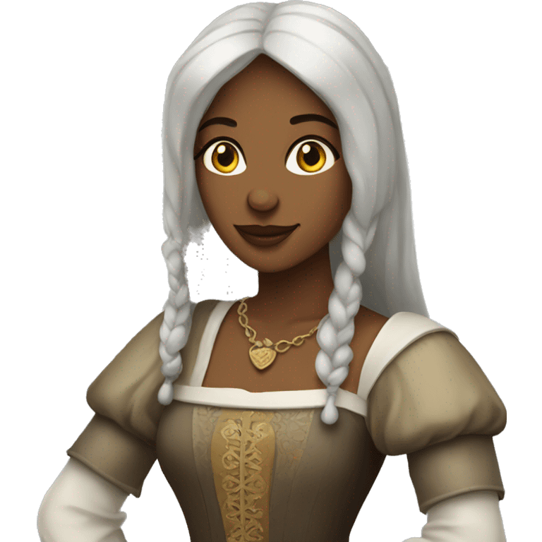 beautiful medieval lady emoji