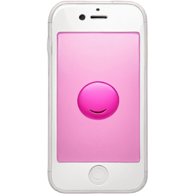 Pink iPhone  emoji