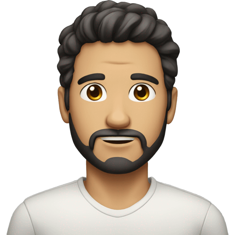 a male character with dark hair, some facial hair visible emoji