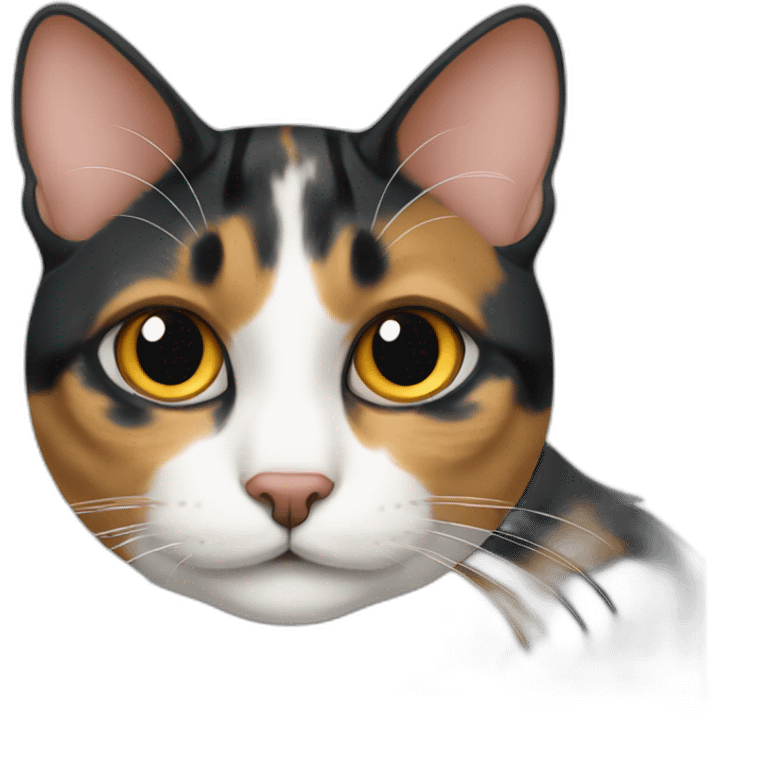 diluted calico cat emoji