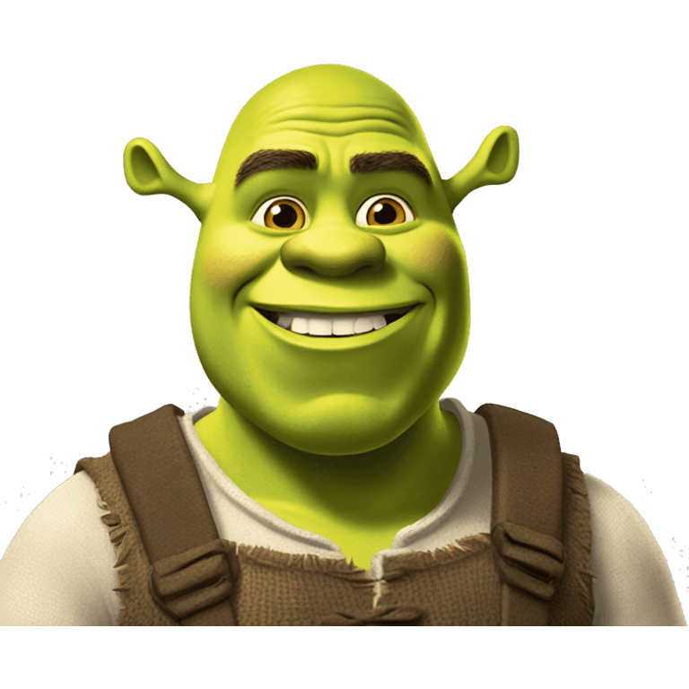 Shrek qui mange des céréales  emoji