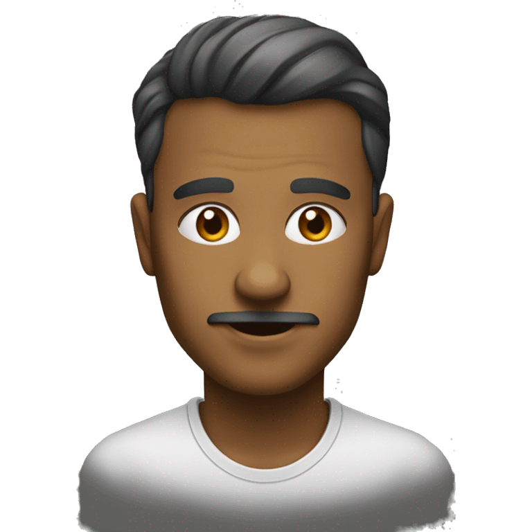 visage d'une personne dévastée emoji