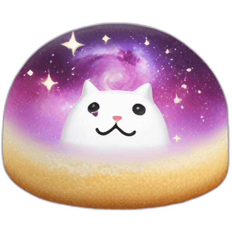 galaxy rice cake mochi cat emoji