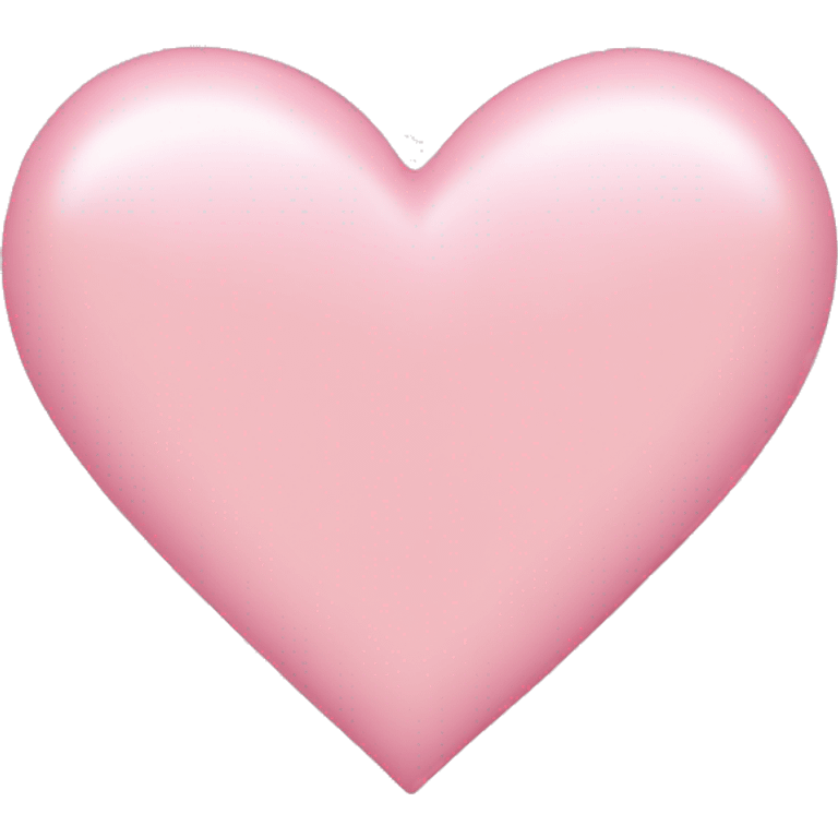 Light pink heart emoji