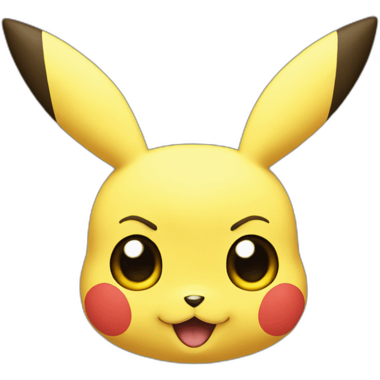 Pikachu face emoji