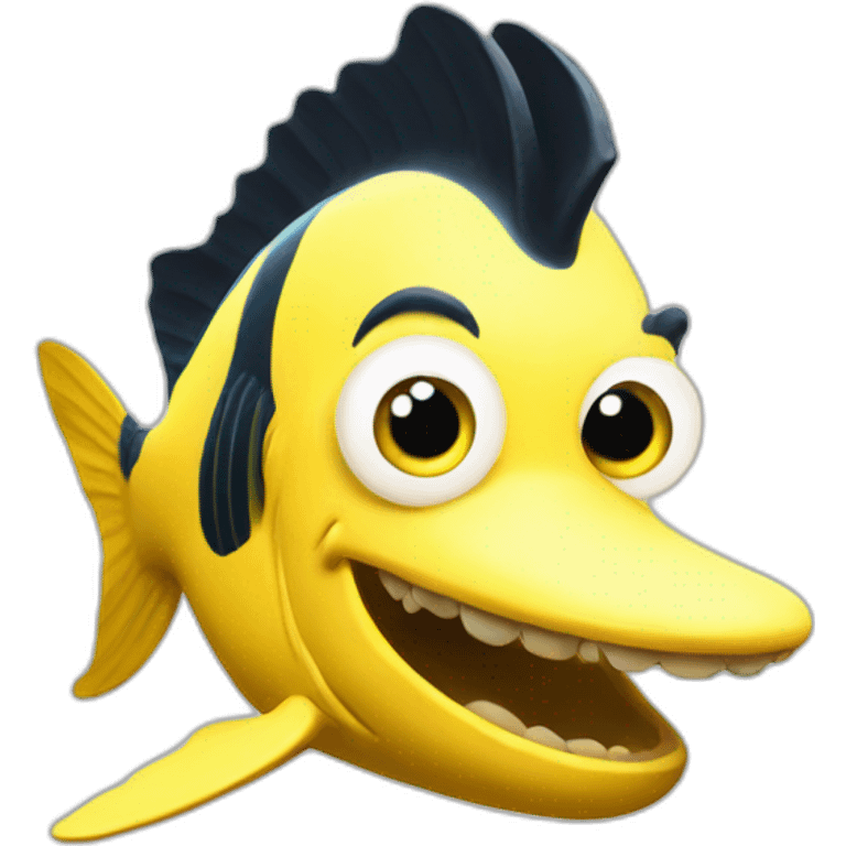 Ash banana fish emoji