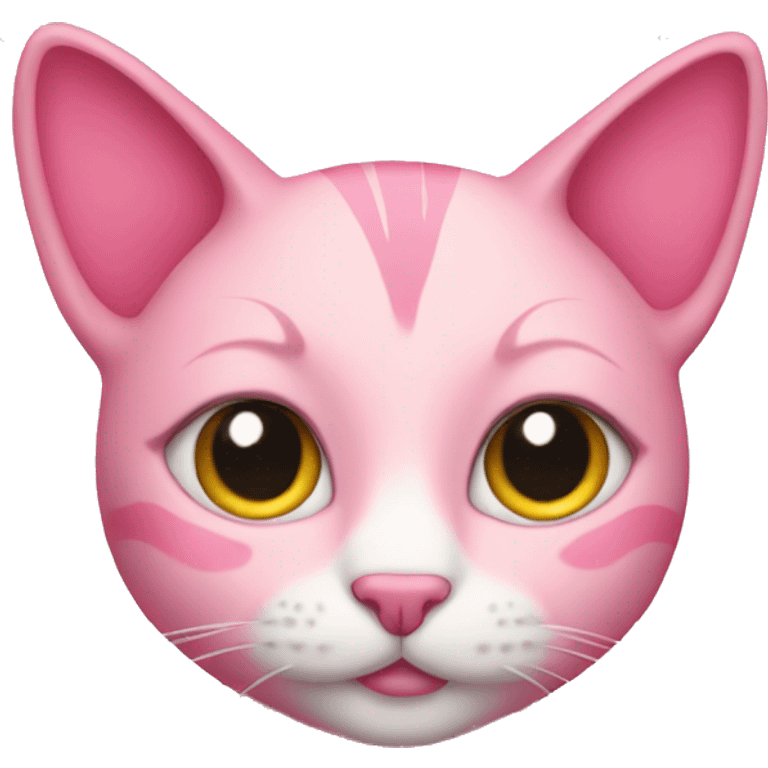 Pink cat emoji