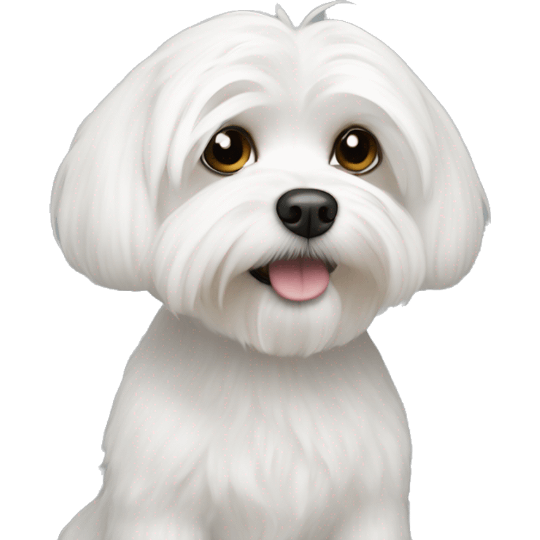 A small white maltese emoji