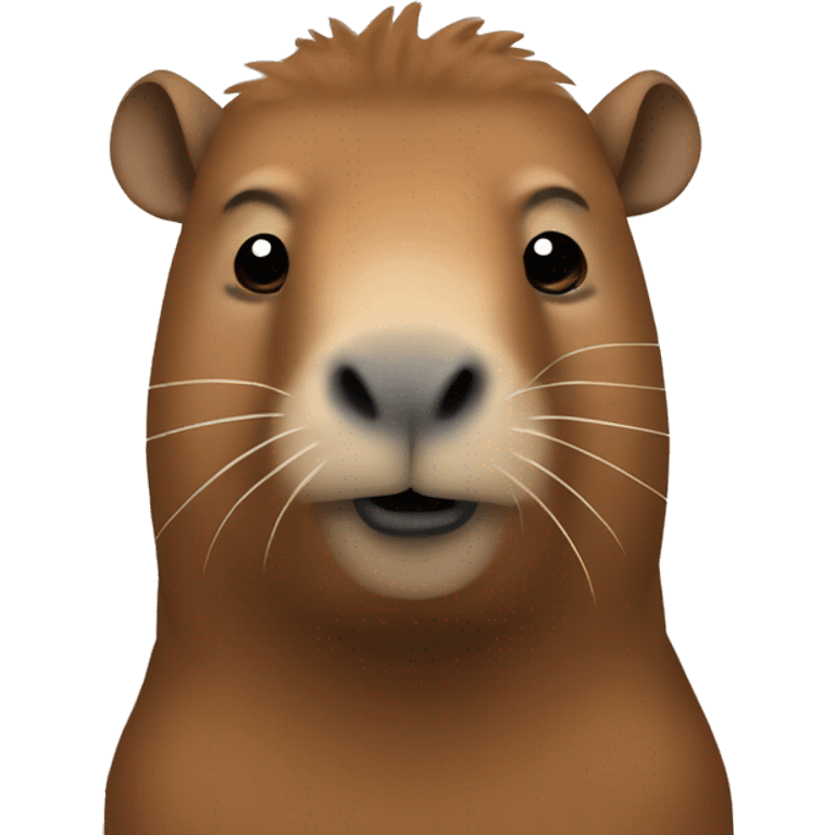 Capibara con hoddy emoji