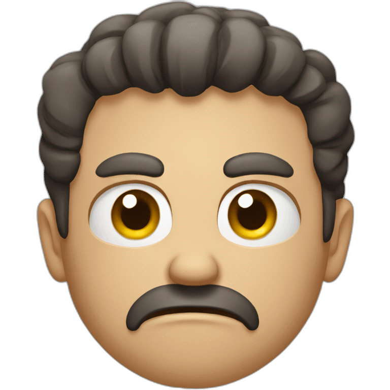 Angry man emoji