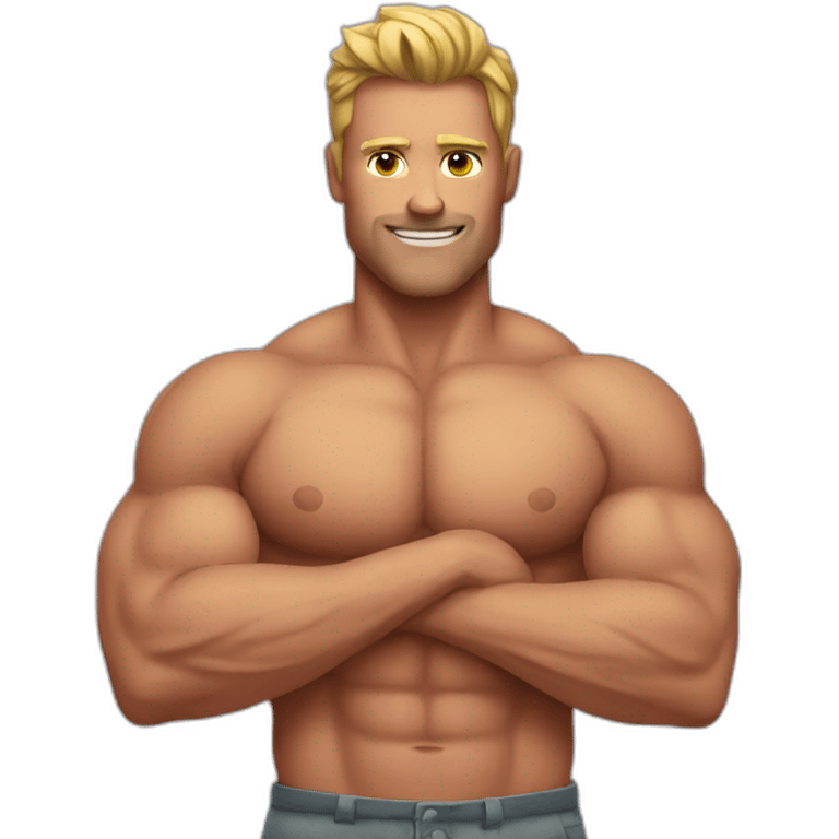 big chest muscles emoji