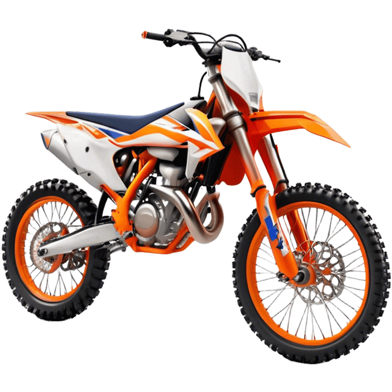 KTM Dirtbike - KTM 250 SX (Model Year: 2021) (Iconic colour: Orange) emoji