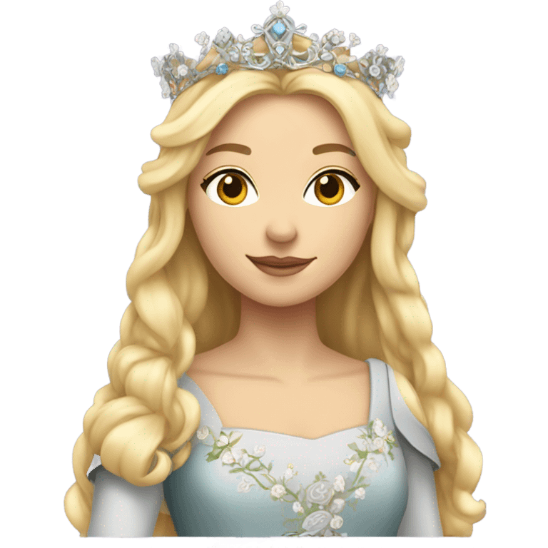 blonde medieval princess emoji