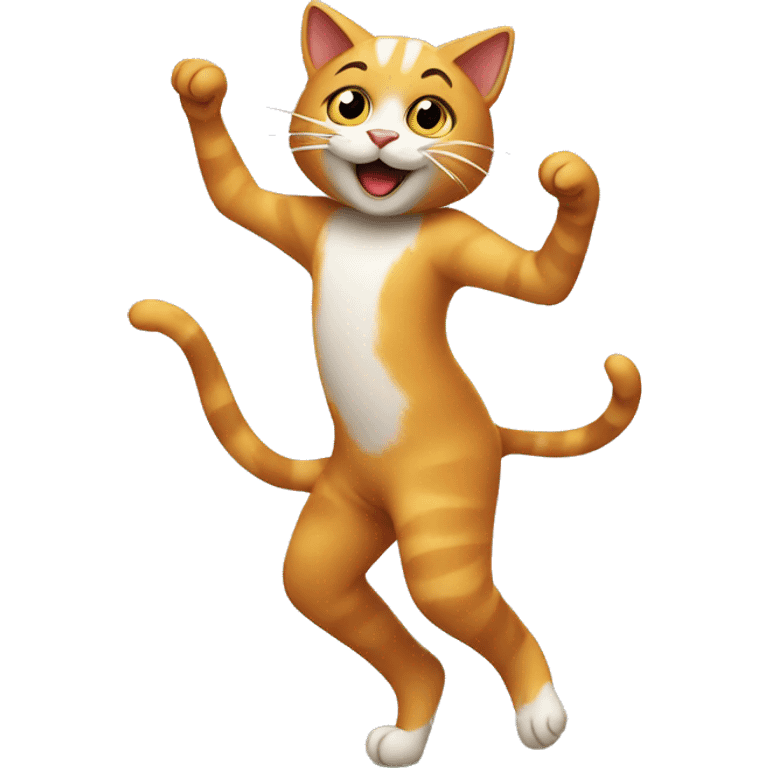 Dancing cat emoji