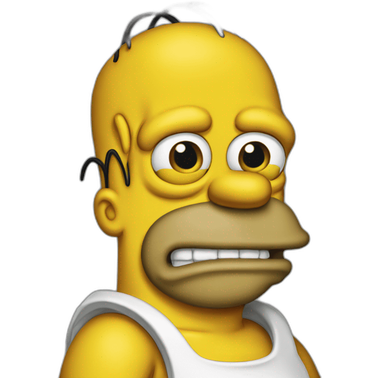 homer simpson drool emoji