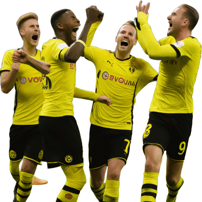 Borussia Dortmund celebrating emoji