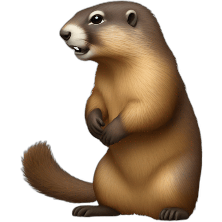 powerful marmot emoji