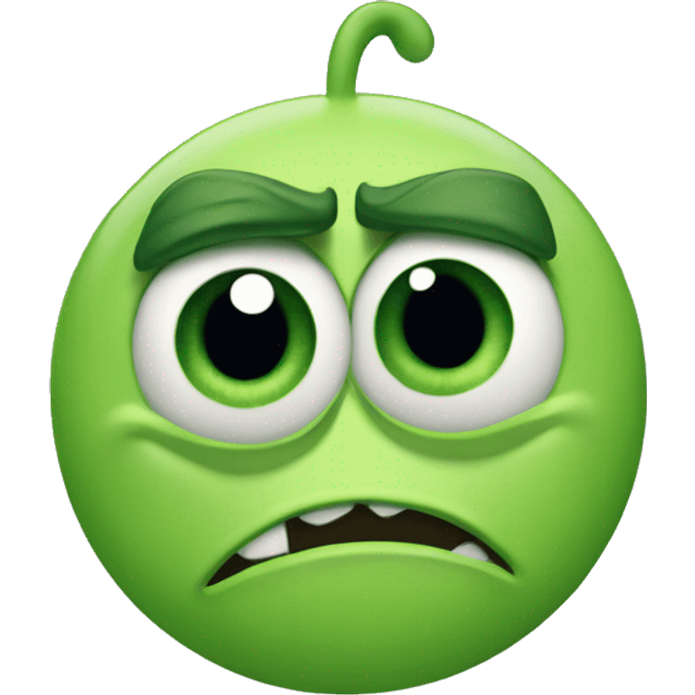 Mike wazowski frown emoji