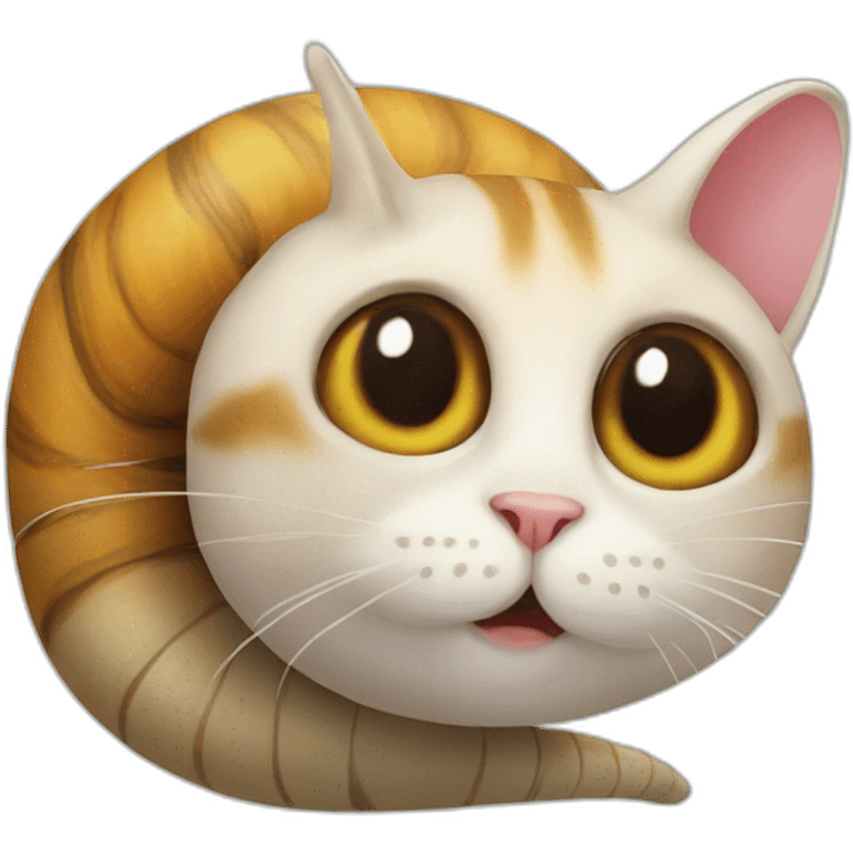 snail cat emoji