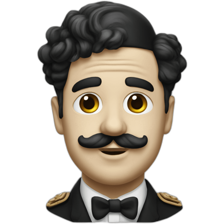 Chaplin in dictator emoji