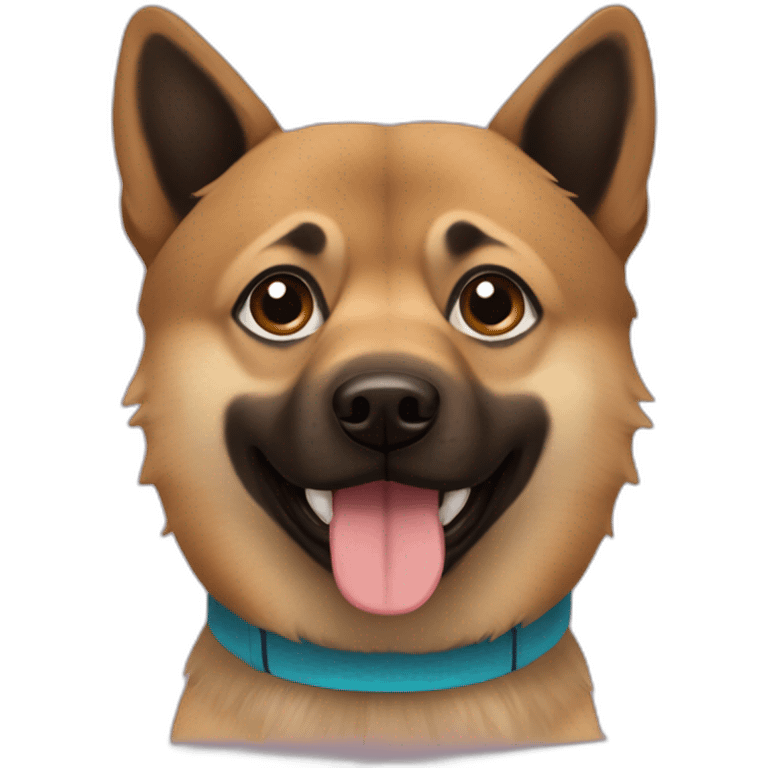 brown-norwegian-buhund emoji