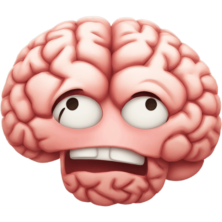 hugging brain that looks like hugging face emoji emoji