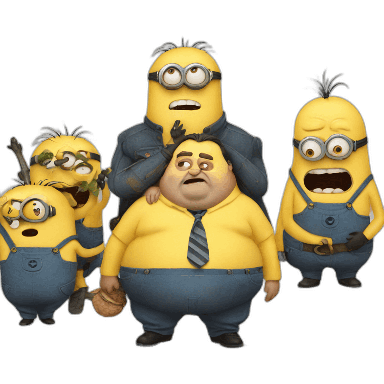 cursed fat minion family friendly emoji