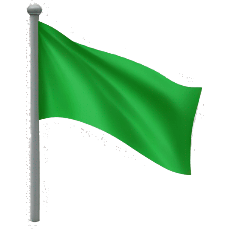 Green flag emoji