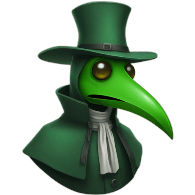 green plague doctor emoji