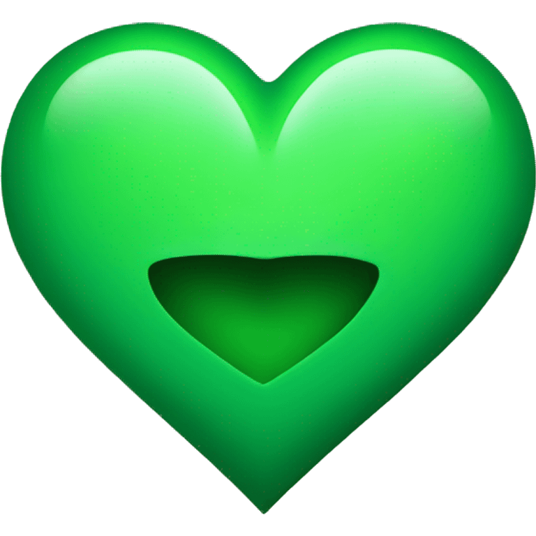 Green heart emoji