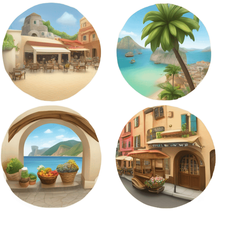 Aesthetic travel emoji