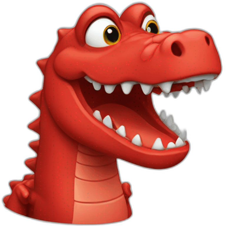 red gator emoji