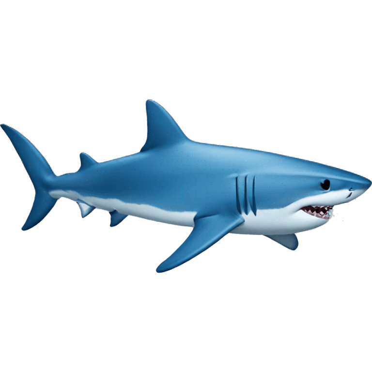 shark blue emoji