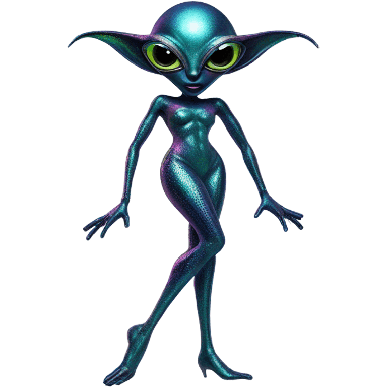 alien exotic dancer emoji