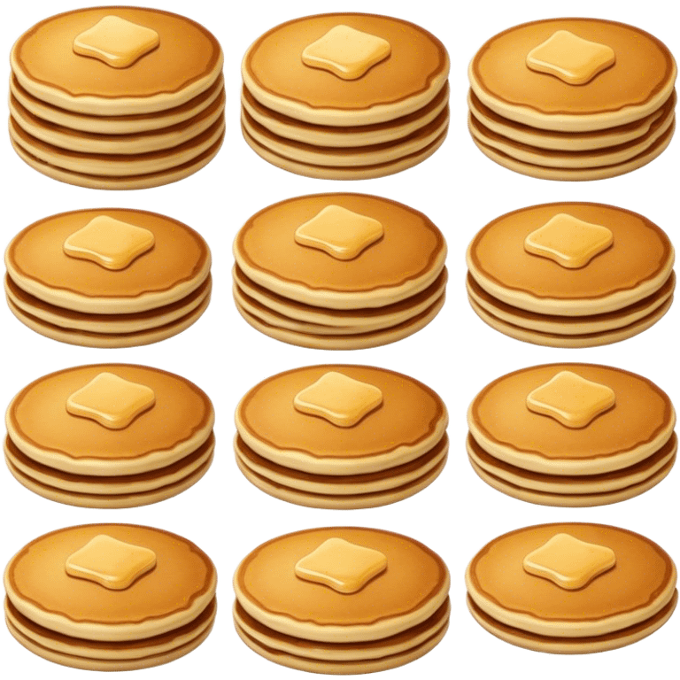 Overview view of pancakes  emoji