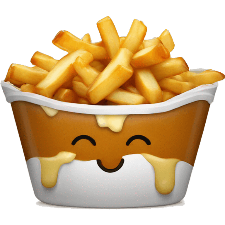 Poutine qui mange de la poutine  emoji