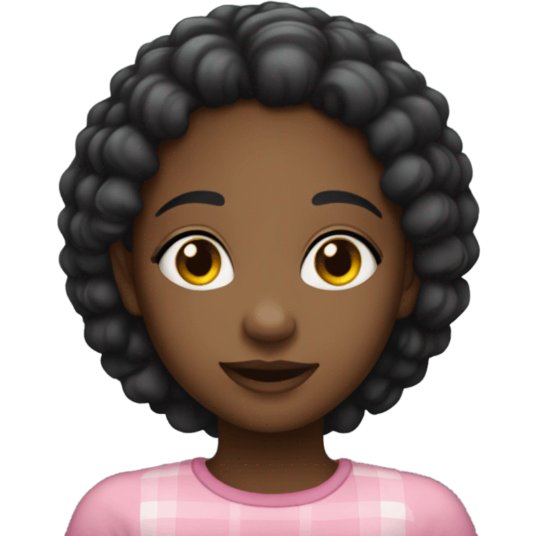 I want it to be a girl that’s very cute and black emoji