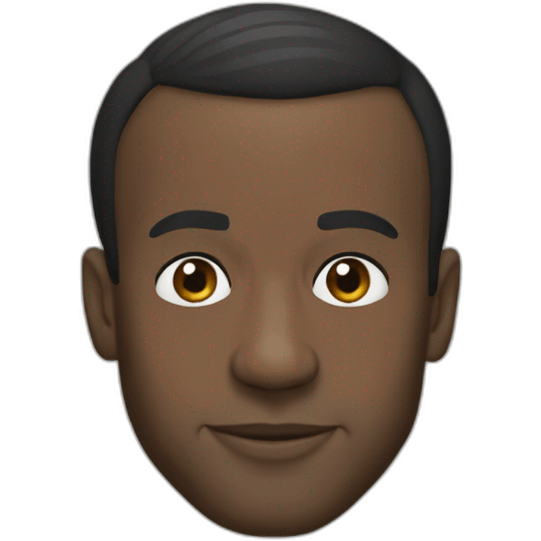 Black Emmanuel macron emoji