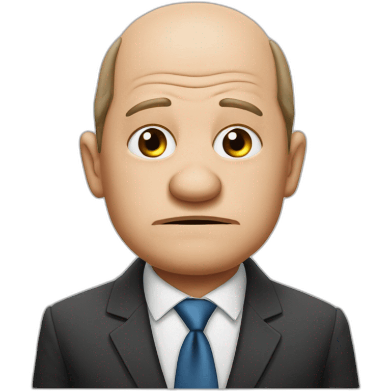 olaf scholz sad emoji