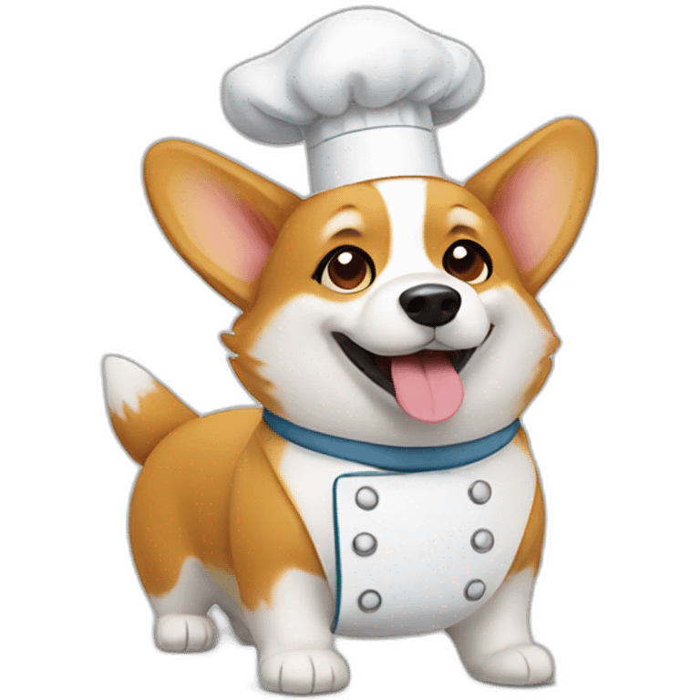 corgi-chef emoji