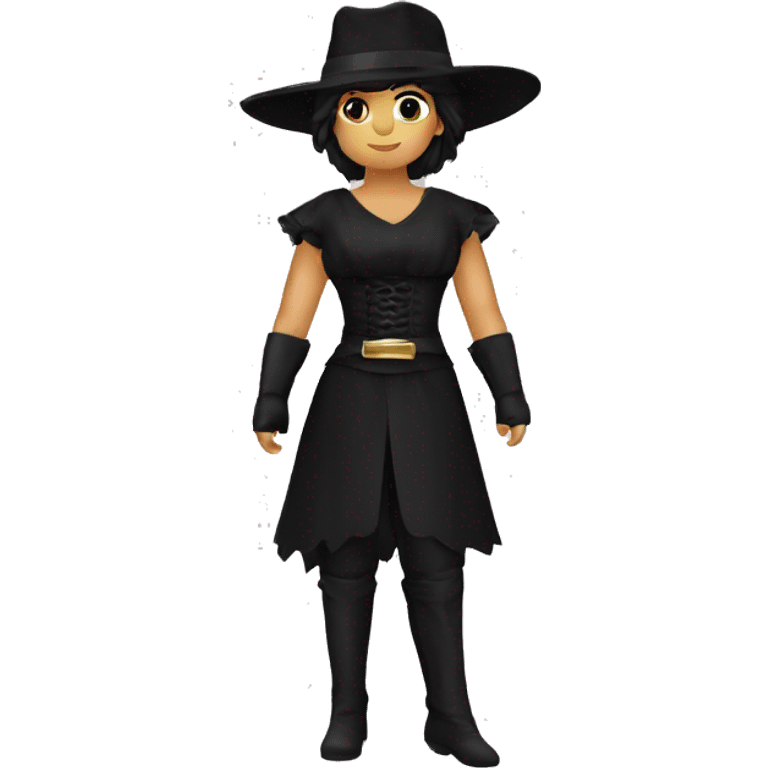 zorro femenino vestido de karateca emoji