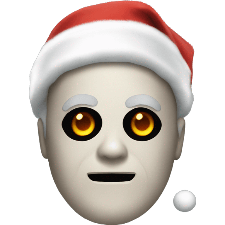 Michael Myers dressed as Santa  emoji