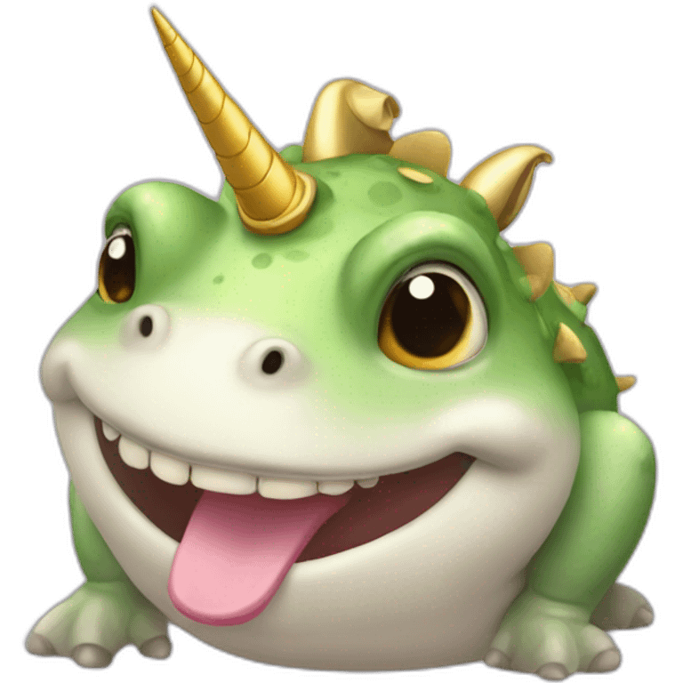 happy unicorn-toad emoji