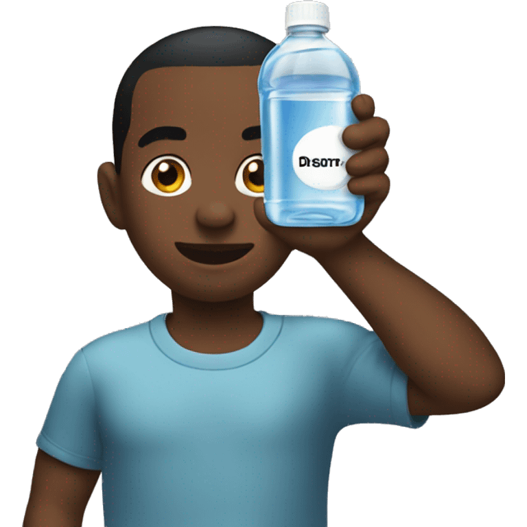 Diddy holding a bottle of baby oil emoji