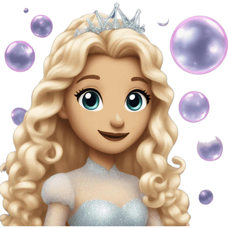 Glinda in her bubble Ariana grande emoji