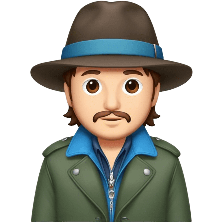 zucchero fornaciari wearing a hat in a jacket emoji