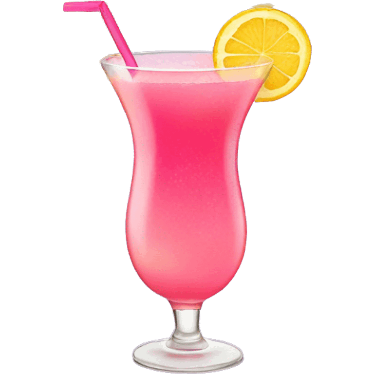 sun beach pink coctail emoji